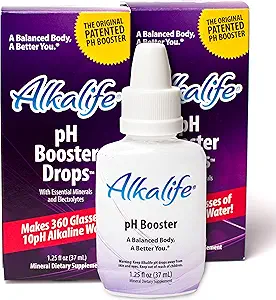 Alkalife Alkaline Water Drops ← El primer alkalizing pH Booster w/Minerals " Electrolytes ¦ Balance pH, Neutralize Acid, Immune Support, Peak Performance, Detox, Total Wellness - Pack of 2