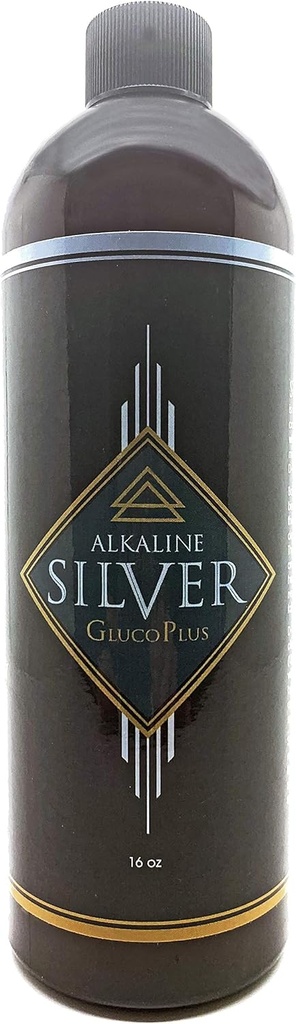 GlucoPlus de Plata - Hidrosol de Plata Colloidal en una Base Alkaline