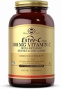 Solgar Ester-C Plus 500 mg Vitamina C (Complejo de Ascorbate) - 250 cápsulas vegetales - Gentle " No acidic - Antioxidante " Apoyo a los Inmunes - No GMO, Vegan, Gluten Free, Kosher - 250 piezas