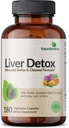 Futurebiotics Liver Detox Advanced Detox &amp; Cleanse Formula Supports Healthy Liver Function with Milk Thistle, Dandelion Root, Turmeric Artichoke Leaf, &amp; More, Non-GMO, 180 Vegetarian Capsules