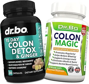 Colon Cleanser Detox Supplement Capsules - 15 Day Colon Cleanse Pills & Probiotic Herbal Formula - Daily Bowel Movement Suplementos para Intestinal Stomach Bloating Digestive Gut Cleansing Support