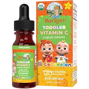 MaryRuth Organics Toddler Vitamina C Drops ← USDA Organic Vitamin C Liquid Drops for Toddler Silencio Edades 1-3 Años ← Vitamina para el Apoyo Inmunitario &amp; Salud general Vegan ← No-GMO Silencioso 15 Servimientos