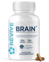 Revive MD Brain Supplements for Memory & Focus, Brain Plus - Stimulant Free Nootropic Supplement for Cognitive Health with Niacin, Vitamin B6 &amp; B12, Acetyl-L-Carnitine HCL & Alpha-GPC- 150 Capsules