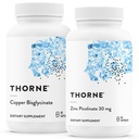 THORNE - Trace Minerals Bundle - Zinc Picolinate y Copper Bisglycinate - Esenciales para la Wellness - 60 Servings