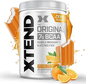 Xtend Original BCAA Powder 7g BCAA y 2.5g L-Glutamina, Sugar Free Post Workout Muscle Recovery Drink with Amino Acids for Men &amp; Women, 30 Servings