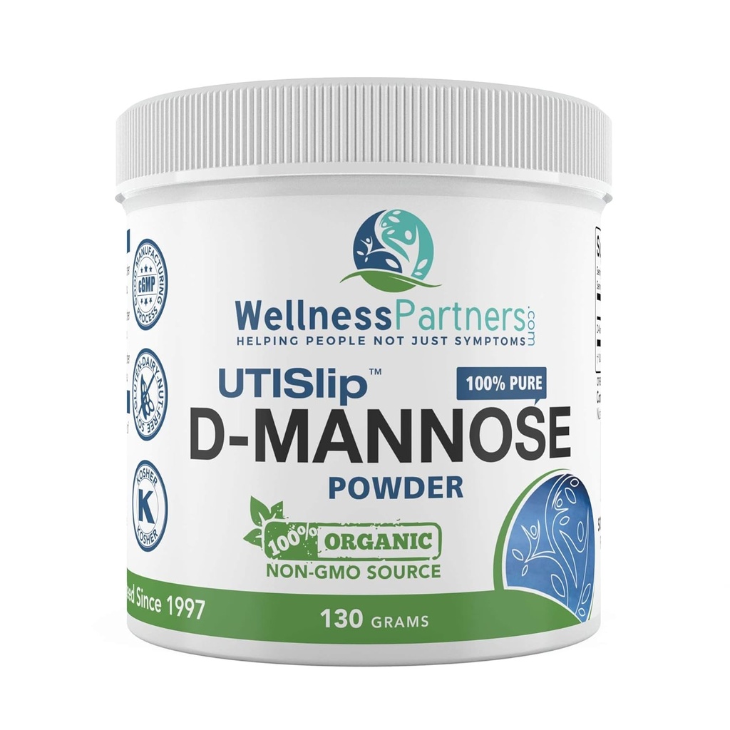 Ahora Nuevo UTI-Slip D Mannose No GMO Fuente orgánica Powder 130g frasco.