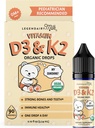 Legendairy Milk Organic Baby Vitamin D3 K2 Liquid Drops, 400 UI de Baby Vitamin D Drops for Infants - Vitamina D para recién nacidos, niños pequeños y niños - Vegan, 90 Servings