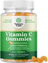 Gummies de vitamina C Chewable para adultos - Halal Vitamina C Immune Soporte Gummies - Ascorbic Acid Natural Gummy Immune Booster para adultos y vitaminas naturales de remedia fría