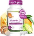 Zahler Vitamina D3 3000IU, Vitamina D3 Suplemento 3000 UI, Certified Kosher (250 Softgels)