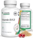 Vitamina Chewable B-12 1000 Mcg ANTE Soporta Función Cerebro Saludable > Memoria  durable Cherry-Flavored B12 Suplemento Methylcobalamin para el cabello, piel & uñas - 100 Tablets