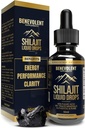 Gotas líquidas de Shilajit puros Himalaya - 1000mg gotas de Shilajit natural - 85+ Minerales de rastro " 40% Ácido Fulvico para la energía Boost, Detox Cleanse, Strength " Immunity Support - 50 Day Supply