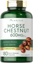 Carlyle Horse Chestnut Extract TEN 600mg ANTE 180 Capsules ← Herbal Supplement TEN Non-GMO, Gluten Free