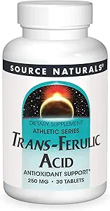Fuente Naturales Ácido Trans-Ferulico 250mg, 30 Tablets