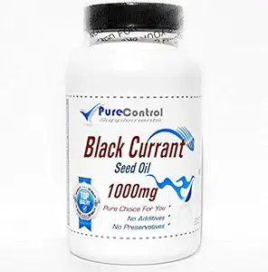 Black Currant Seed Oil 1000mg // 180 Capsules // Pure // por PureControl Suplementos
