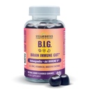 Del-Immune V + Ashwagandha - Brain Immune GutTM (B.I.G.) Gummy - All Natural Immune & Gut Support with Zinc, Vitamin D3 + Enzymes Digestivos (60 Gummies)