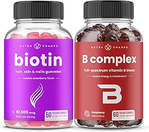 NutraChamps Biotin &amp; B Complex Gummies
