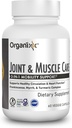 Organixx Joint &amp; Muscle Care Organic Turmeric Supplement, 3-in-1 Frankincense, Turmeric y Myrrh Joint Health & Joint Support Suplemento Body Care Capsules, Supports Swelling, Tension, 60 Capsules