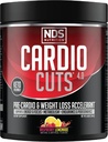 NDS Nutrition 4.0 Pre Workout Supplement - Advanced Weight Loss and Pre Cardio Formula with L-Carnitine, CLA, MCTs, L-Glutamine, and Safflower Oil - Razz Lemonade (40 Servings)