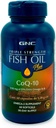 GNC Triple Strength Fish Oil Plus CoQ10 Omega 3 Suplemento, 1000mg EPA y DHA, 100mg CoQ10, Heart and Circulatory Health, Plus Skin, Joint, Brain, and Eye, Coated to Control Fishy Burps, 30 Servings