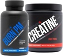 Sculpt Nation by V Shred Burn PM and Premium Creatine Fruit Punch Powder
