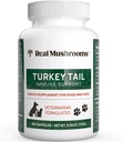 Reales Setas Turquía Tail Capsules para Mascotas –Cat Probióticos &amp; Vitaminas de Perro – Suplemento de Setas Orgánicas para Perros & Cats – Soporta Balance diario " Bueno-Being Non-GMO, 90 ct