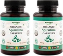 USDA Organic Spirulina Capsules - 100% Puro Vegan Suplemento, No GMO, Libre de gluten, Libre de Productos Químicos, (240)
