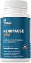 Dr. Tobias Menopause Relief with Black Cohosh, Soy Isoflavones, Don Quai, Hot Flash &amp; Night Sweats Relief for Women, Non-GMO Menopause Supplements for Women, 60 Capsules, 30 Servings