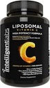 Laboratorios Inteligentes Liposomal Vitamina C 1000mg, 180 Veggie Capsules, Bioavailable, Energía &amp; Apoyo Inmunitario, Suplemento Antioxidante con aceite MCT y Lecitina de girasol, suministro de 90 días