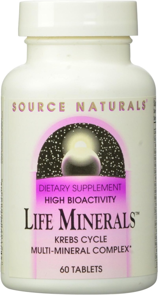 Fuente Naturals Life Minerals, Krebs Cycle Multi-Mineral Complex,60 Tablets