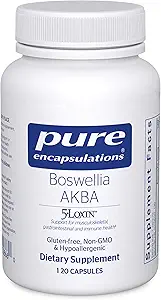 Pure Encapsulations Boswellia AKBA - Supports Joint Health, Colon, Immune System, Gastrointestinal Tract & Cell Health* - with 5-LOXIN Boswellia Extract - Vegan & Non-GMO - 120 Capsules