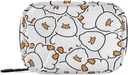 Pill Box Cute Duck 7 Day Pill Case Travel Pill Organizer Bag with Zipper Portable Weekly Vitamin Medicine Supplement Holder Pouch Bag