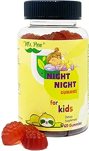 Melatonin Gummies for Kids TEN 60 Gummies TENIDO 2 Months Supplies ANTE Pasión Fruta Sabor ← Niños Naturales Suplemento de sueño TENIDO 4+ Años, Melatonin Gummies Kids, Suplemento para Más rápido y más sueño