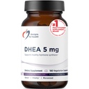 Diseños para la salud DHEA 5mg - DHEA Suplemento para Hombres + Mujeres - Suplemento para ayudar Apoyo al envejecimiento saludable, integridad muscular, energía + síntesis hormonal - No GMO (180 cápsulas)