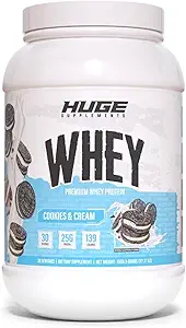 Gran Whey, Protein Powder para la ganancia muscular, 25g Protein, 12g EAAs, apoya el crecimiento muscular, rendimiento " recuperación (Cookie " , 30 servidumbres)
