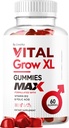 Vital Grow XL Male Gummies - Mangas de rendimiento masculino 1050MG Vital GrowXL Blend, Vital Growth Gummy Advanced Formula, 60 Gummies para 1 Mes