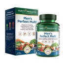 Purity Products Perfect Multi de los Hombres de Vitaminas, Minerales y Fitonutrientes - Promueve Energía, Vitalidad y Estabilidad - Fácil de Tragar - 90 Tabletas