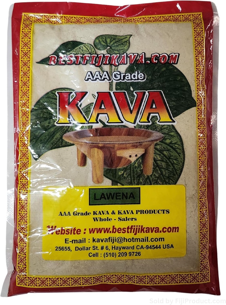 Premium Lewena Kava Root Powder (1/2 Lb - 8 Oz Bag) Herbal Supplement Kava Root Drink ...