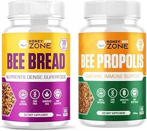 Pan de abeja &amp; Bee Propolis Capsules Vitality Pack