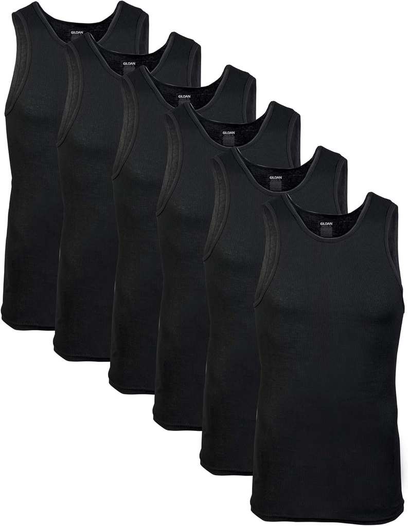 Gildan Hombres A-Shirt Tanks, Multipack, Estilo G1104