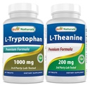Mejores Naturales L-Tryptophan 1000 mg &amp; L-Theanine 200mg