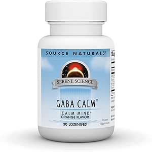 Fuente Naturales Serene Science GABA, 125 mg, Orange Flavored* - 30 Lozenges