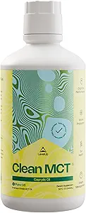 LevelUp Clean MCT Oil - 100% Caprylic C8 for Energy, Focus, Weight Management, Gut Health, Brain Superfuel - Keto Supplement for Ketogenic Coffee and Ketones - Non-GMO (32 oz)