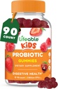 Niños Probióticos Gummies Silencio 2 Billion CFU ← Gran Tasting Kids Gummies Probióticos Silencio para Gut Salud, Apoyo Digestivo, y Apoyo Inmunitario ← 90 Gummies Probióticas para Niños y Toddlers