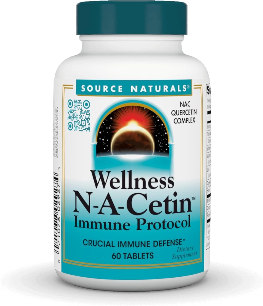 Fuente Natural Wellness N-A-Cetin Immune Protocol, Crucial Immune Defense* - 60 Tablets