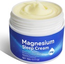 Crema de magnesio, aceite de magnesio, crema de magnesio para dormir, pies, tensión del músculo calmante,Loción de magnesio para la relajación,3.17oz