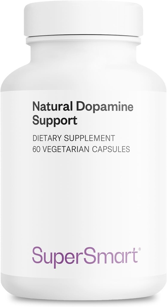Supersmart - Dopamina natural Soporte 800 mg Por día - Neuravena® Extracto de Avena Sativa Estándarizado a 0,3% Isovitexin - Suplemento cerebral TENIDO Sin Gluten - 60 cápsulas vegetarianas
