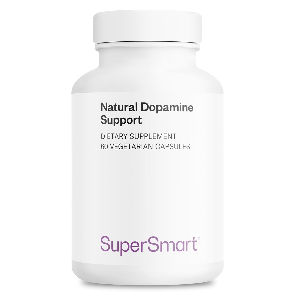 Supersmart - Dopamina natural Soporte 800 mg Por día - Neuravena® Extracto de Avena Sativa Estándarizado a 0,3% Isovitexin - Suplemento cerebral TENIDO Sin Gluten - 60 cápsulas vegetarianas