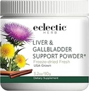 ECLECTIC INSTITUTE Raw Freeze-Dried Non-GMO Organic Liver and Gallbladder Support  Whole Food Powder with Milk Thistle, Beet Juice, Dandelion, Turmeric, Cinnamon tención 90 gramos