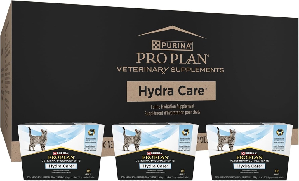 Purina Pro Plan Suplementos Veterinarios Hidra Care Cat Suplementos - (Pack of 36) 3 oz. Pouches