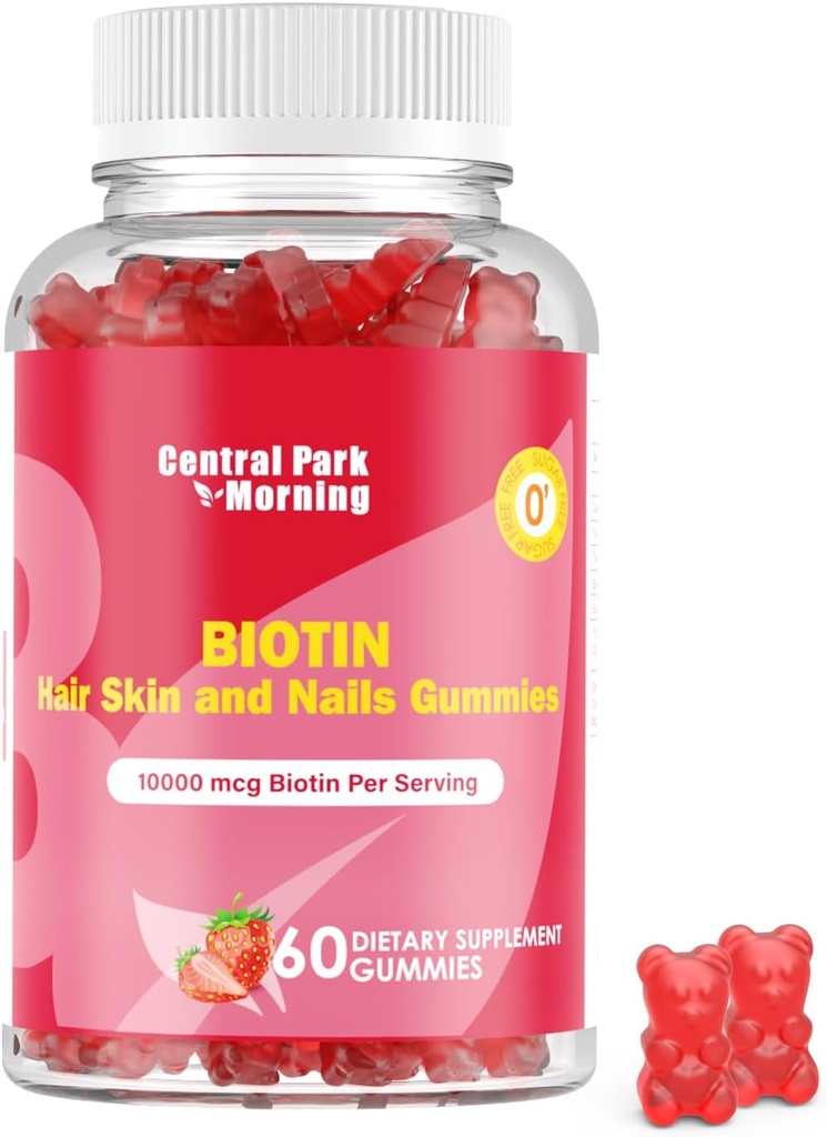 Biotina Gummies para el cabello, la piel y las uñas